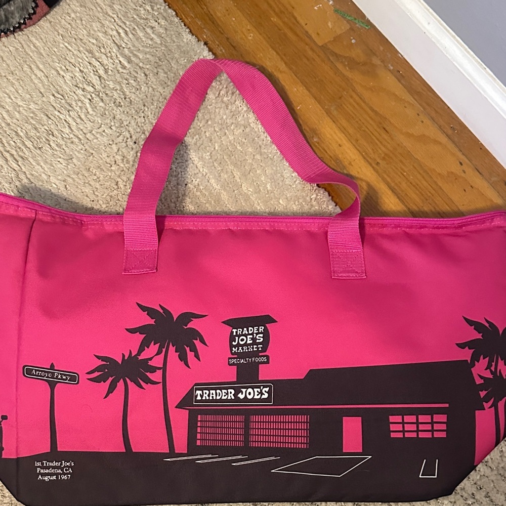 Trader Joe’s Pink insulated bag